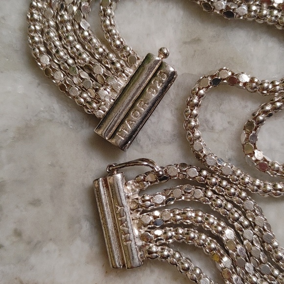 Itaor 925 Italy 5 Strand Bracelet - Picture 2 of 16